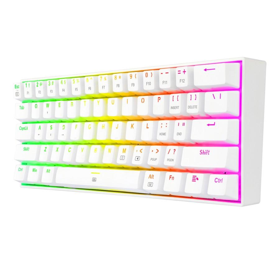Redragon Dragonborn White K630W RGB - 60% Mechanical Gaming Keyboard - Image 3