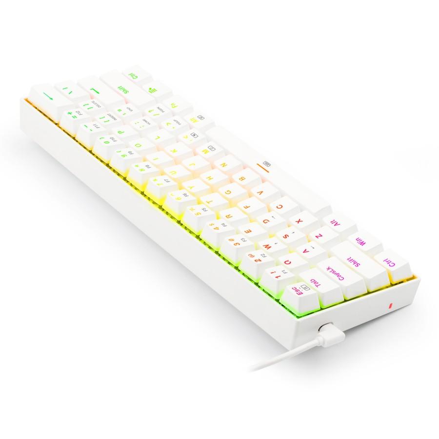 Redragon Dragonborn White K630W RGB - 60% Mechanical Gaming Keyboard - Image 5