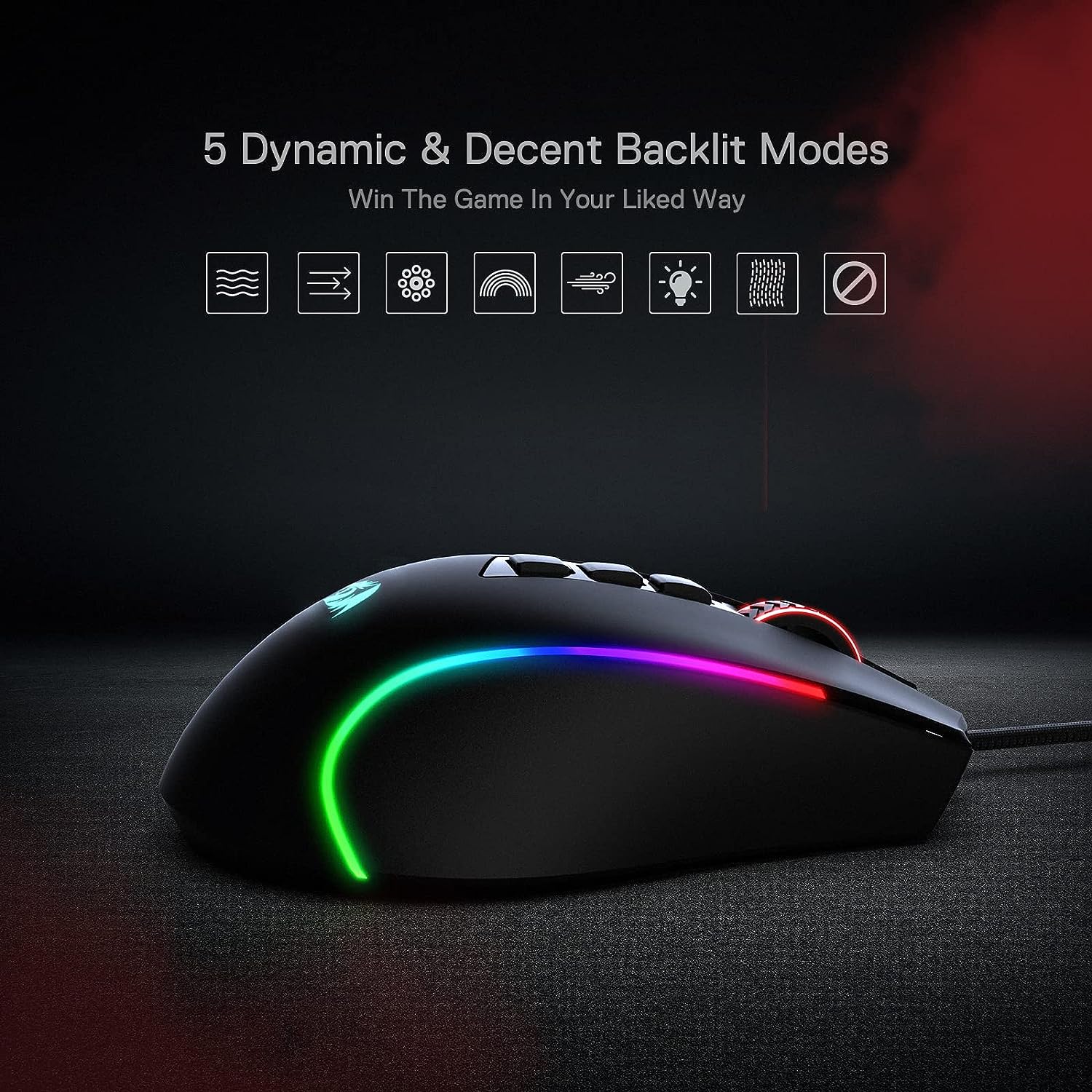 Redragon Predator M612 RGB - Macro Gaming Mouse - Image 5