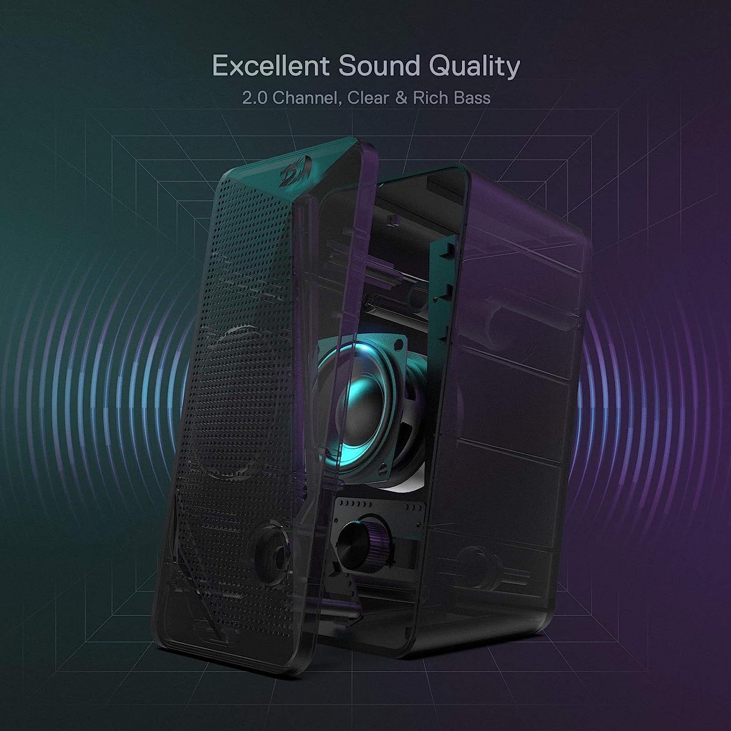 Redragon Waltz GS510 RGB - Gaming Speaker - Image 4