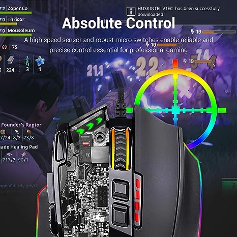 Redragon Sniper M801 RGB - Macro Gaming Mouse - Image 3