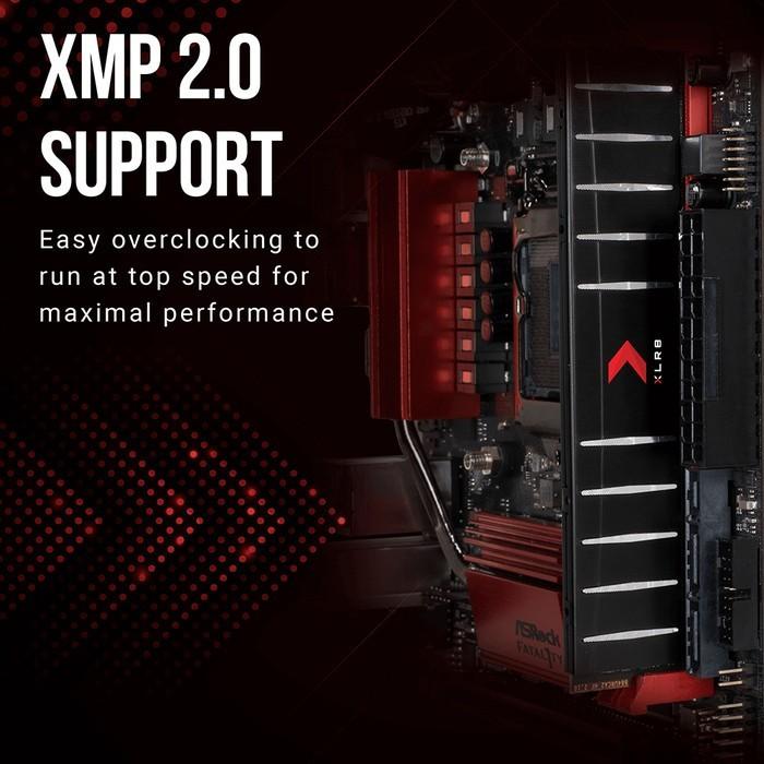 Memory PNY XLR8 Low Profile PC25600 3200Mhz DDR4 32GB - 2x16GB Ram - Image 2