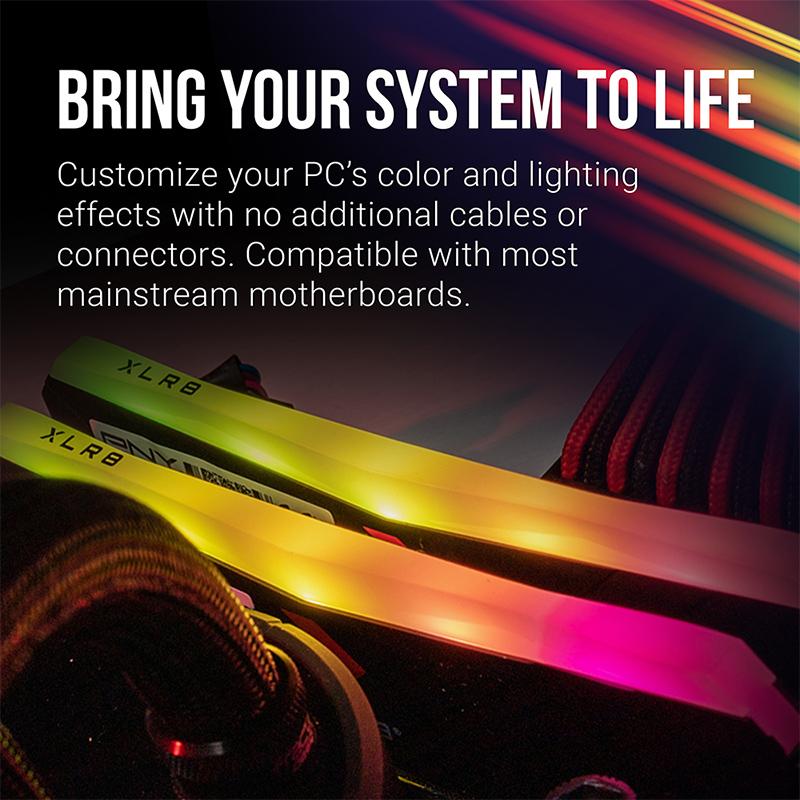 Memory PNY XLR8 EPIC-X RGB PC28800 3600Mhz DDR4 8GB Ram - Image 4