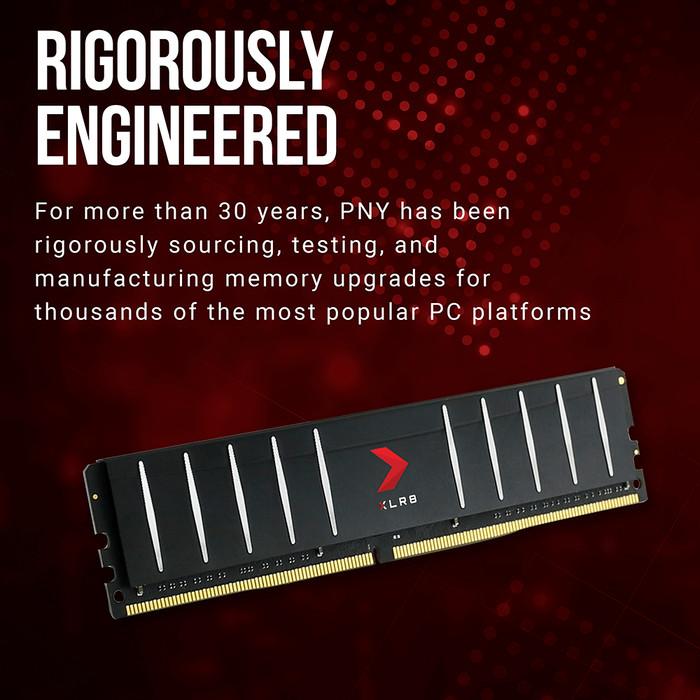 Memory PNY XLR8 Low Profile PC25600 3200Mhz DDR4 16GB Ram - Image 4