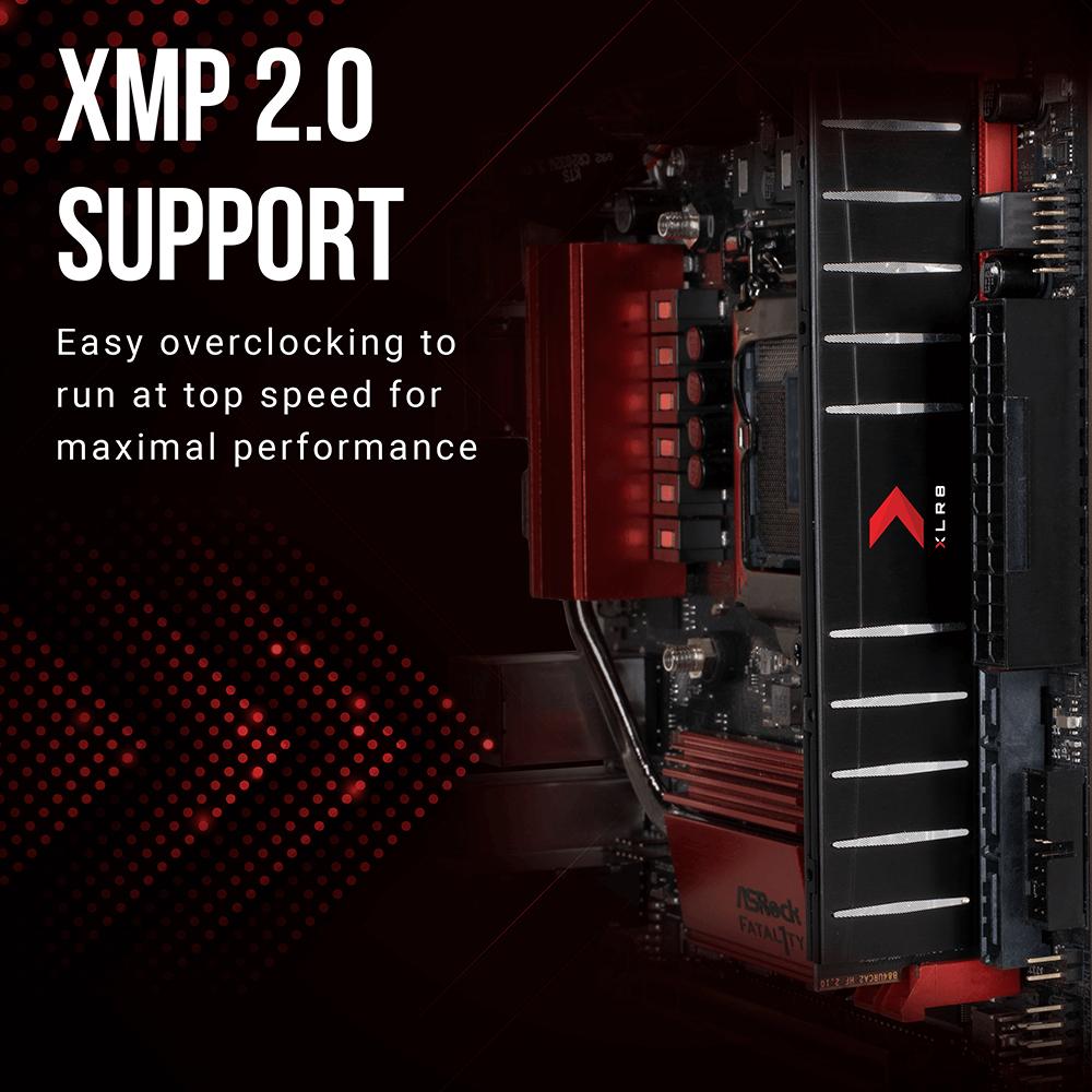 Memory PNY XLR8 Low Profile PC25600 3200Mhz DDR4 8GB Ram - Image 2