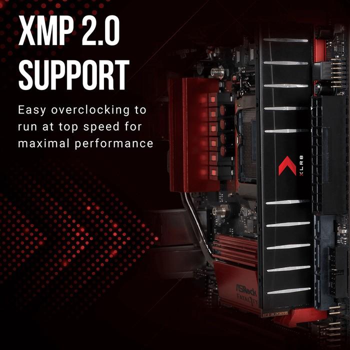 Memory PNY XLR8 Low Profile PC25600 3200Mhz DDR4 16GB - 2x8GB Ram - Image 2