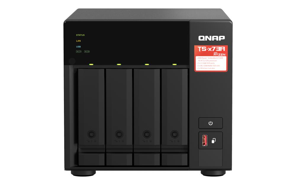QNAP TS-473A-8G 4-Bay Private NAS Server External Storage Cloud - Image 2