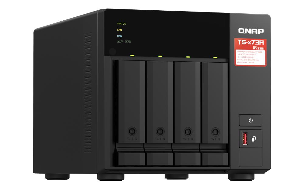 QNAP TS-473A-8G 4-Bay Private NAS Server External Storage Cloud - Image 3