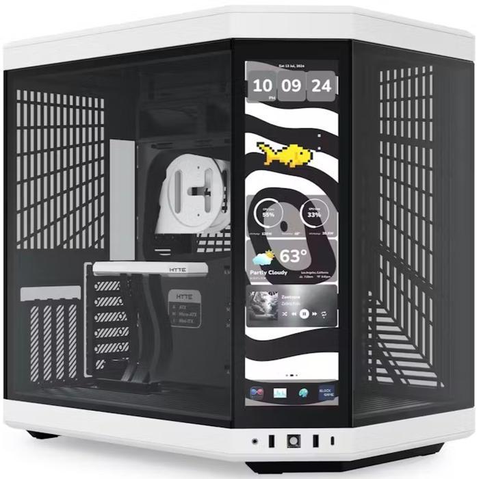 HYTE Y70 Infinite Touch Screen LCD PC Case - Tempered Glass Casing - Image 5