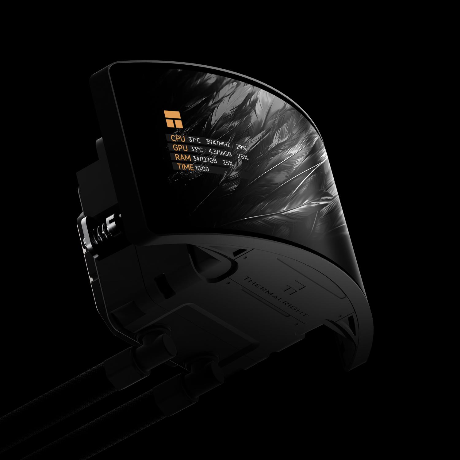 Thermalright Rainbow Vision 360 Turbo ARGB - CPU AIO Liquid Cooler Fan 360mm with LCD Display - Image 2