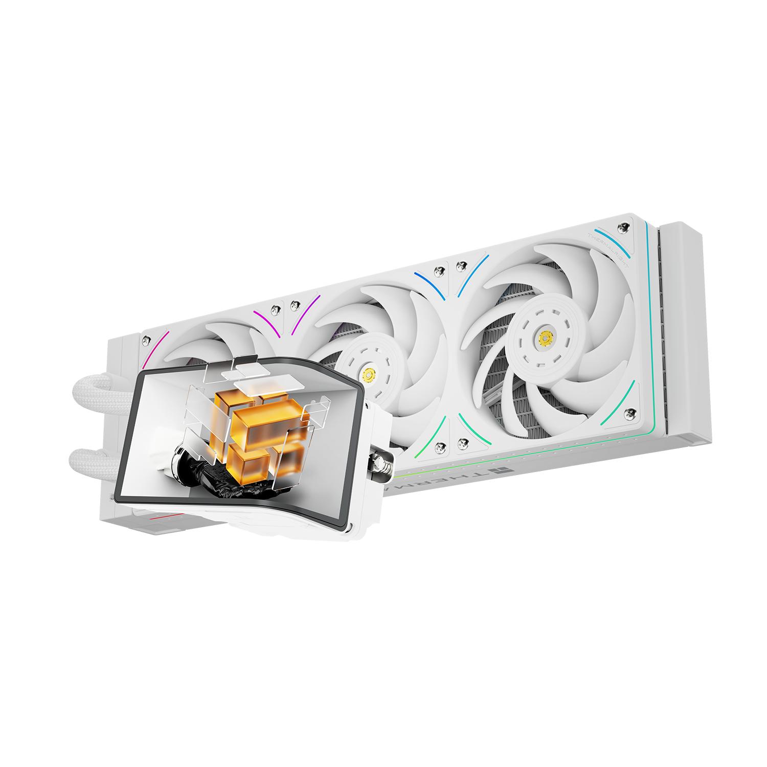 Thermalright Wonder Vision 360 UB ARGB - CPU AIO Liquid Cooler Fan 360mm with LCD Display - Image 4