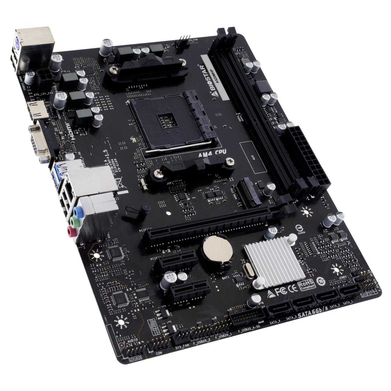Motherboard BIOSTAR A520MHP (AM4, AMD, A520, DDR4, USB3.2, SATA3) - Image 3