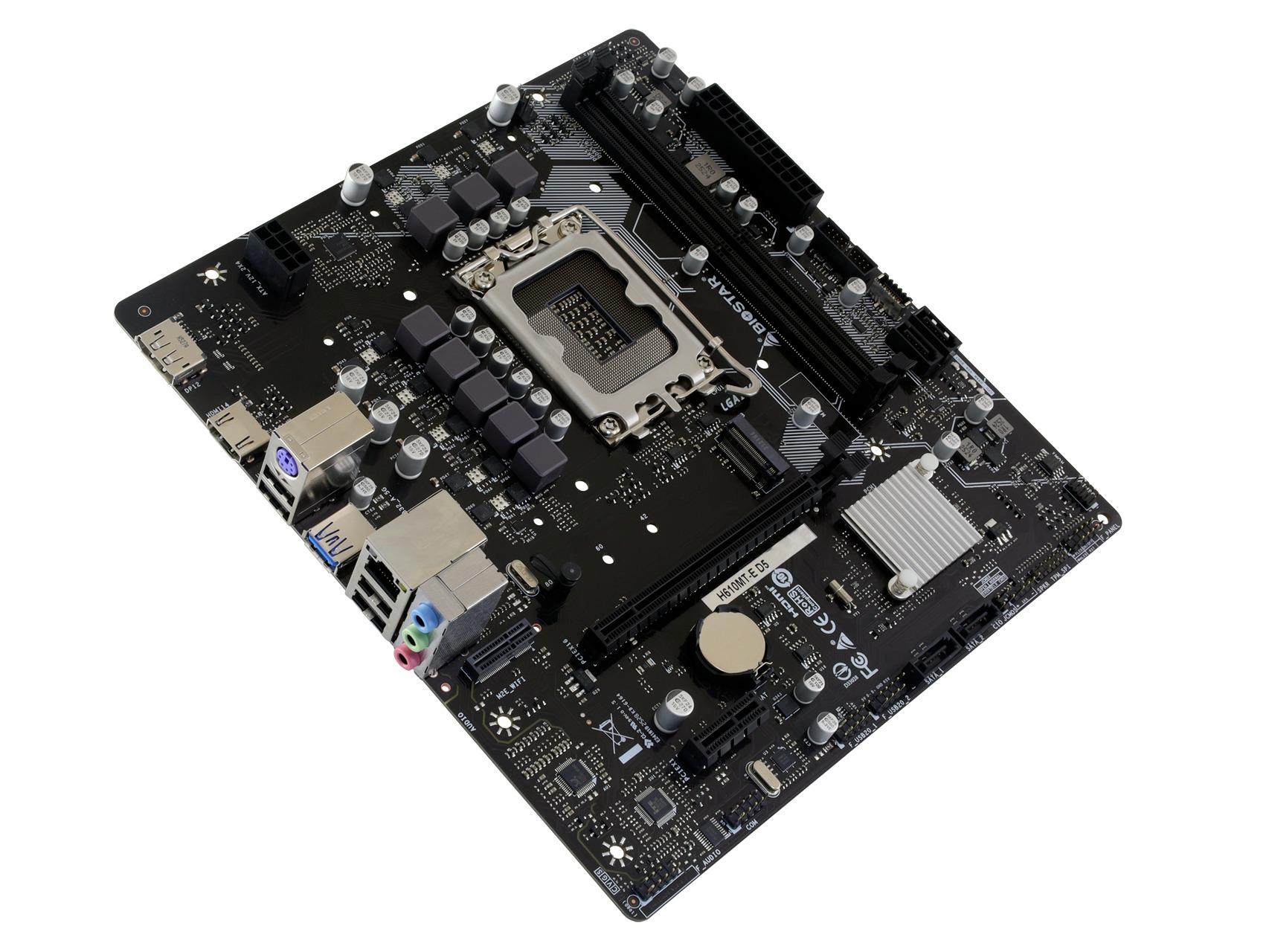 Motherboard BIOSTAR H610MT-E D5 (LGA1700, H610, DDR5, USB3.2, SATA3) - Image 3