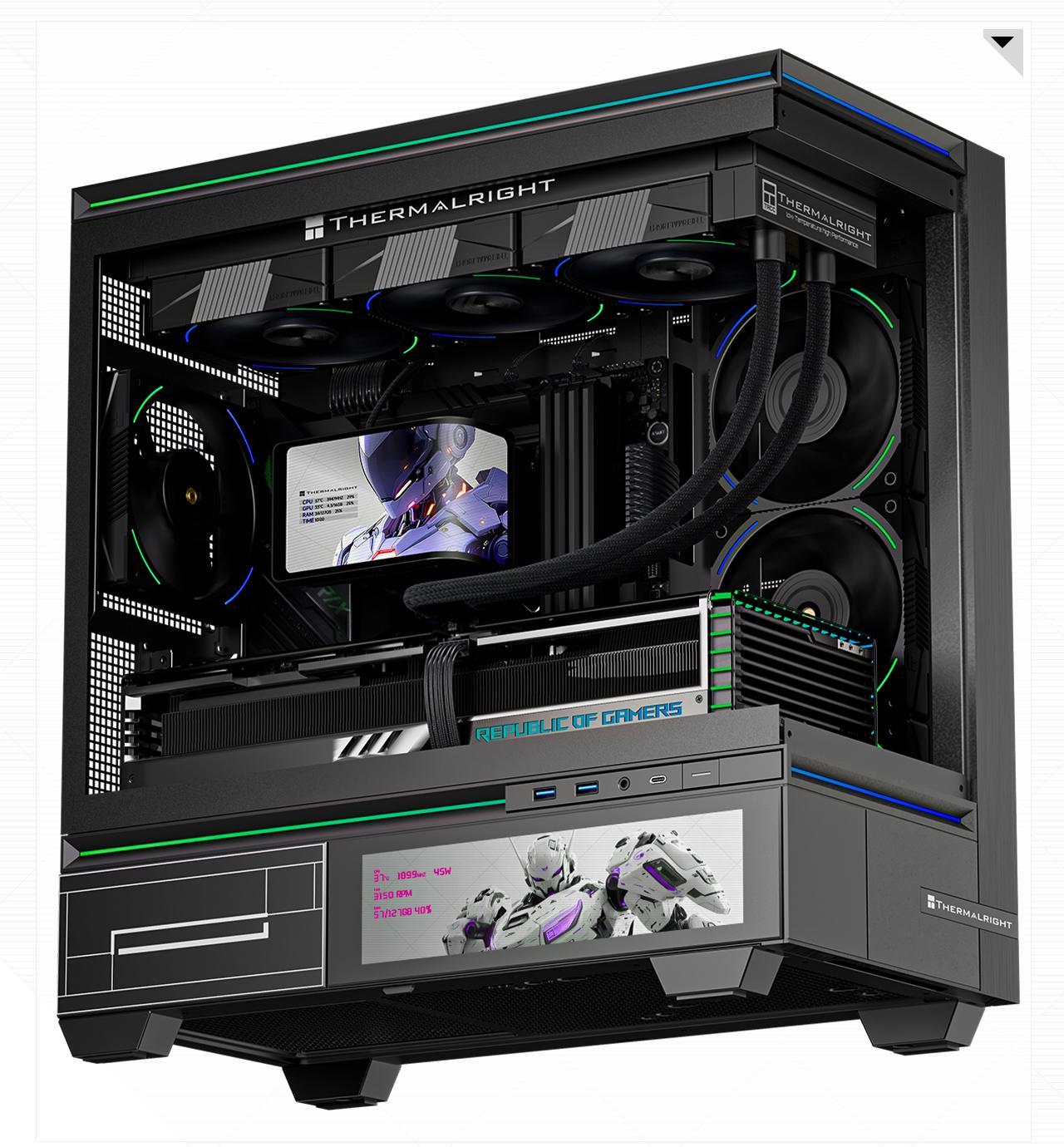 Thermalright Wonder Vision 360 TURBO ARGB - CPU AIO Liquid Cooler Fan 360mm with LCD Display - Image 2