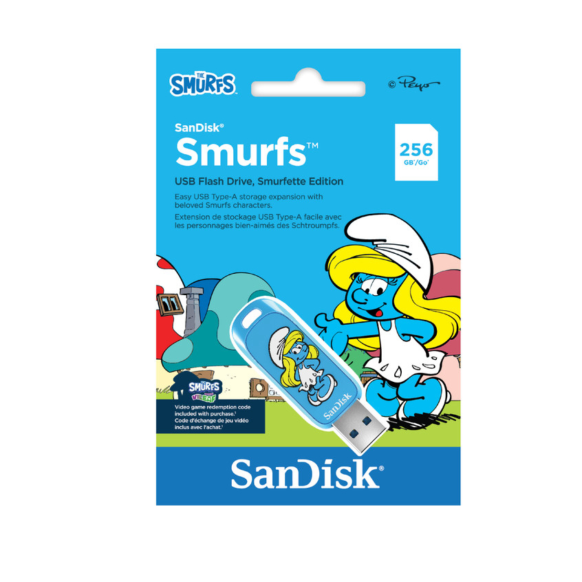 FlashDisk SanDisk Smurfs 256GB - Flash Disk 256 GB USB 3.2 - Image 3