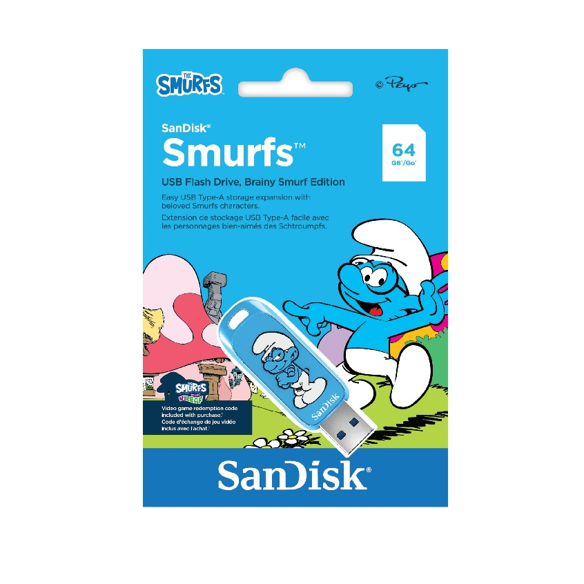FlashDisk SanDisk Smurfs 64GB - Flash Disk 64 GB USB 3.2 - Image 3