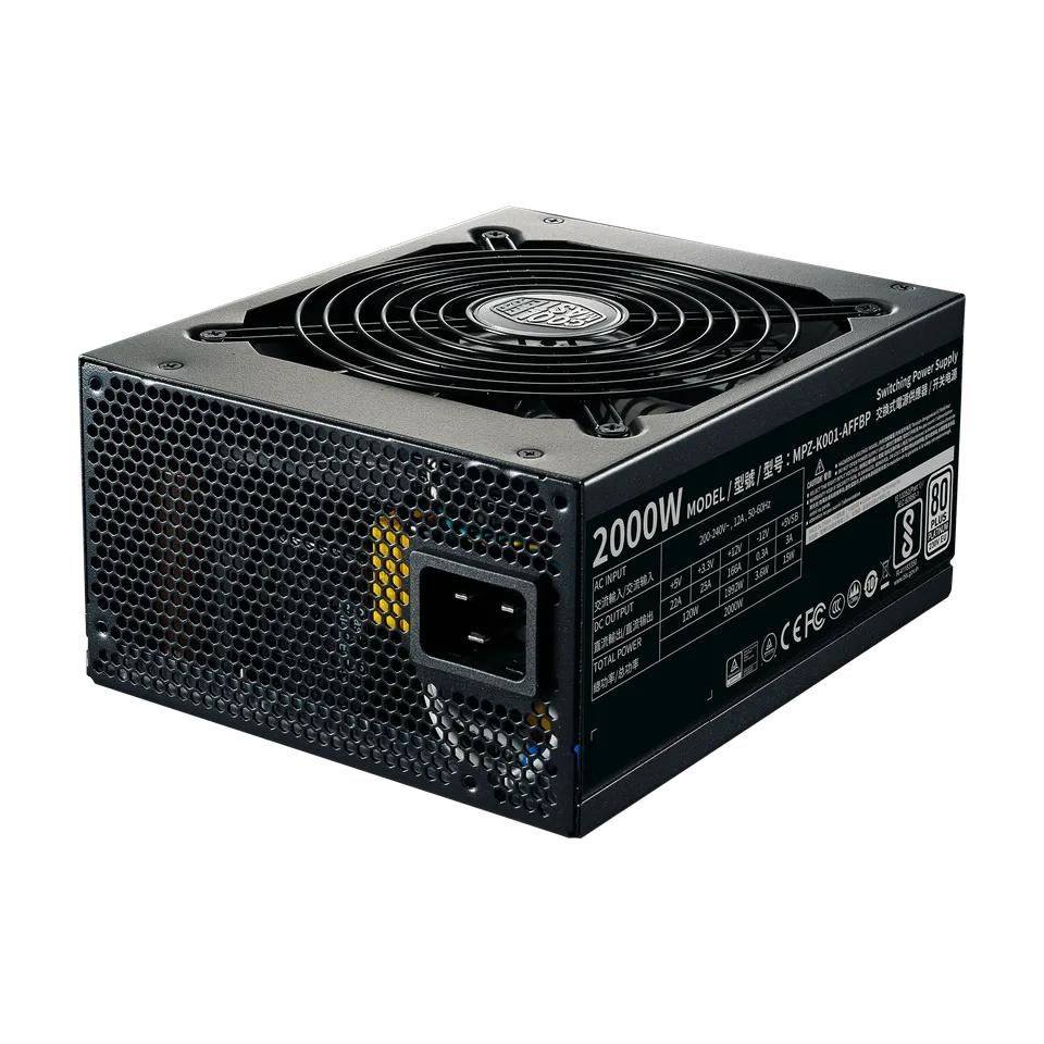 Cooler Master M2000 Platinum Silent Fan PSU - Power Supply 2000 Watt 80+ Platinum Full Modular - Image 2