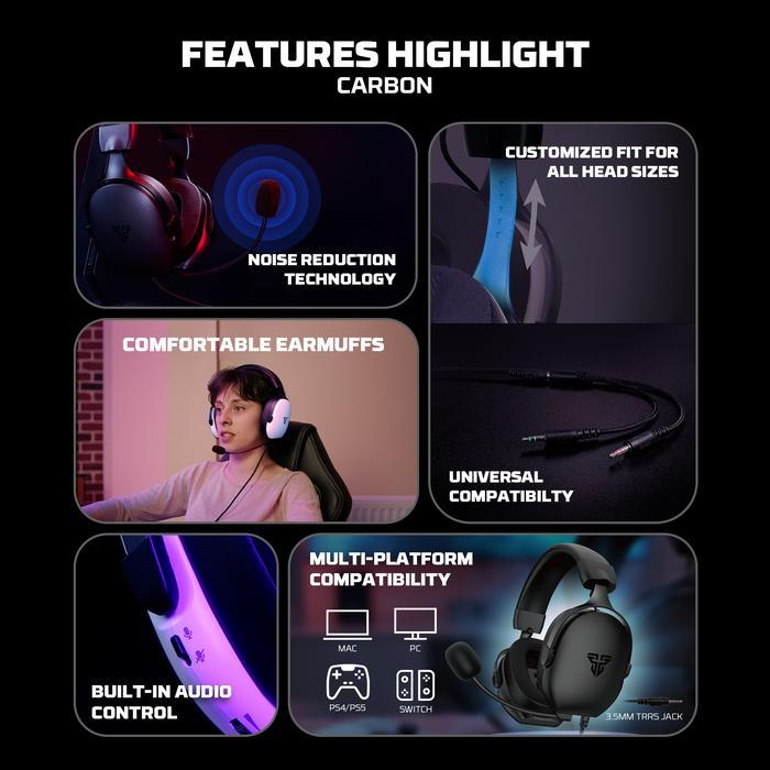 Gaming Headset Fantech Carbon MH92 - Image 2