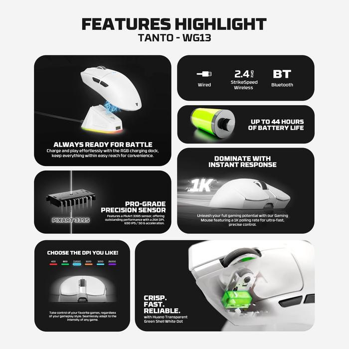 Gaming Mouse Fantech WG13 Tanto - Image 2