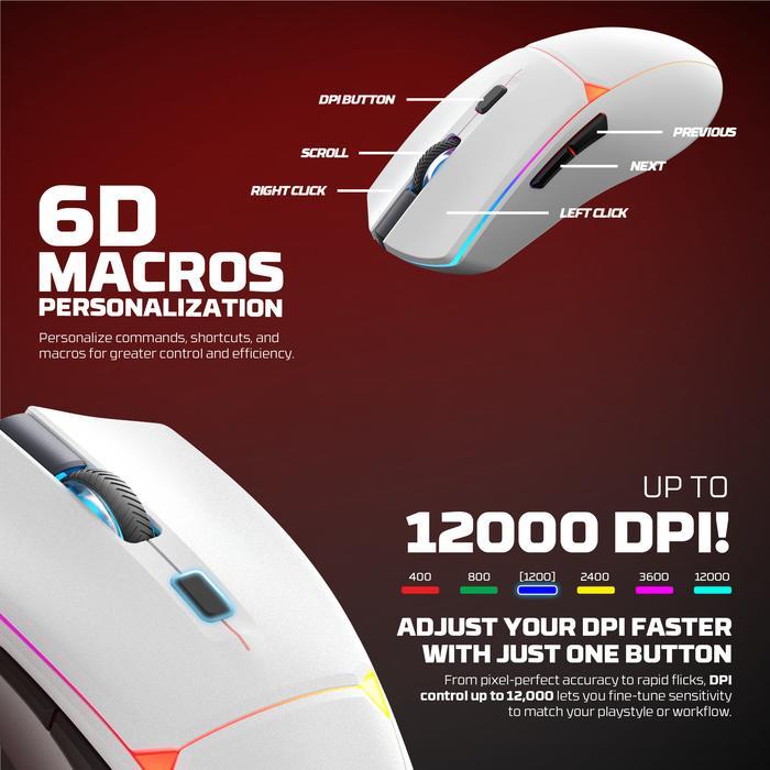 Gaming Mouse Fantech Crypto II WG7V2RD - Image 3