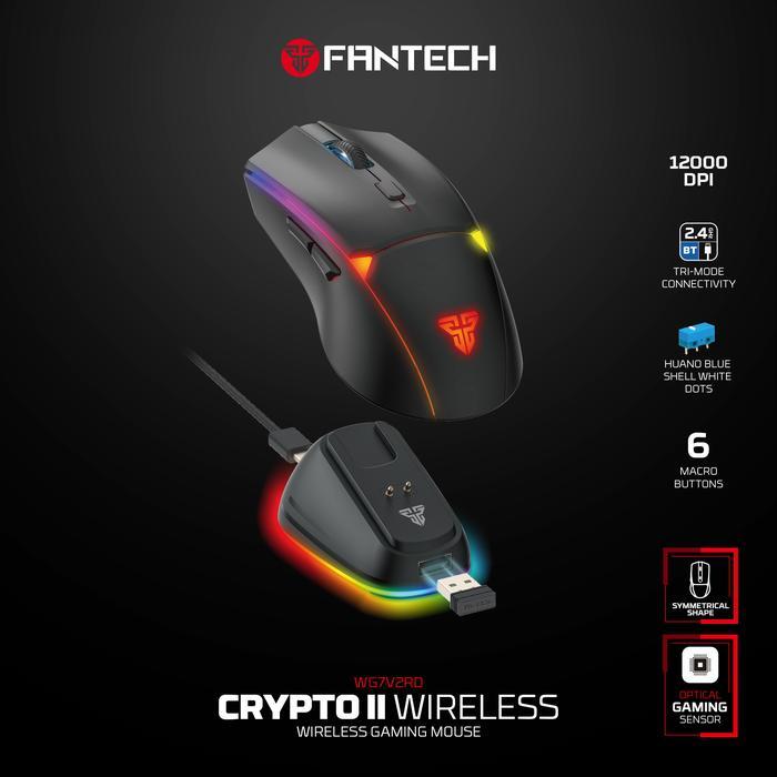 Gaming Mouse Fantech Crypto II WG7V2RD - Image 7