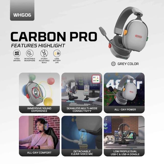 Fantech Carbon Pro WHG06 Wireless Headset - Image 2