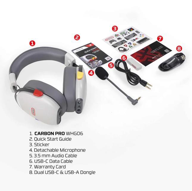 Fantech Carbon Pro WHG06 Wireless Headset - Image 3