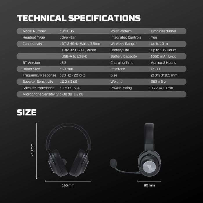 Fantech Stellar WHG05 Wireless Headset - Image 4