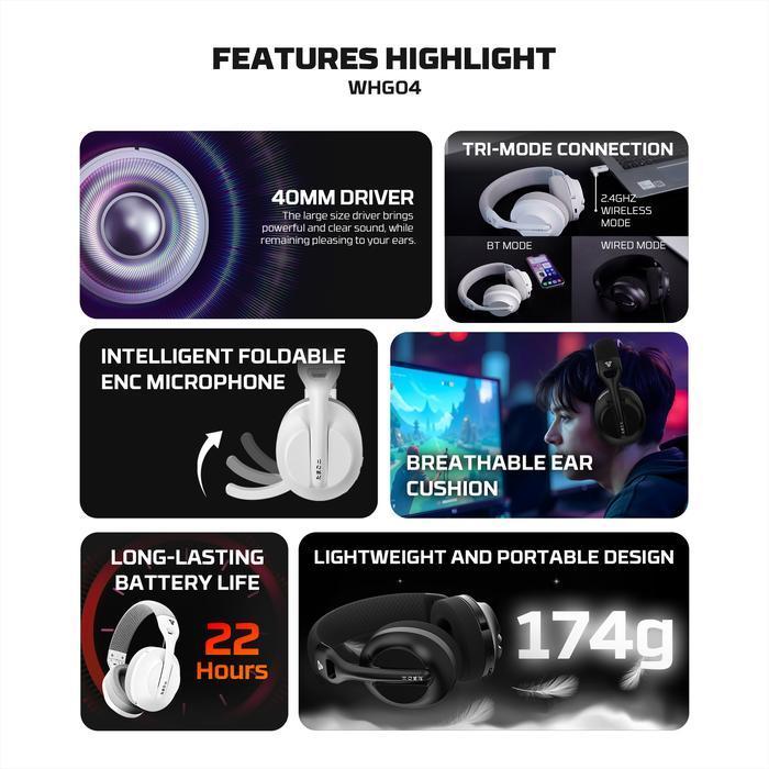 Fantech Tamago II WHG04 Wireless Headset - Image 3