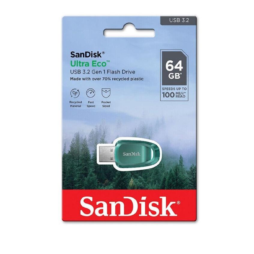 FlashDisk Sandisk CZ96 64GB - Flash Disk Ultra Eco 64 GB USB 3.2 - Image 4