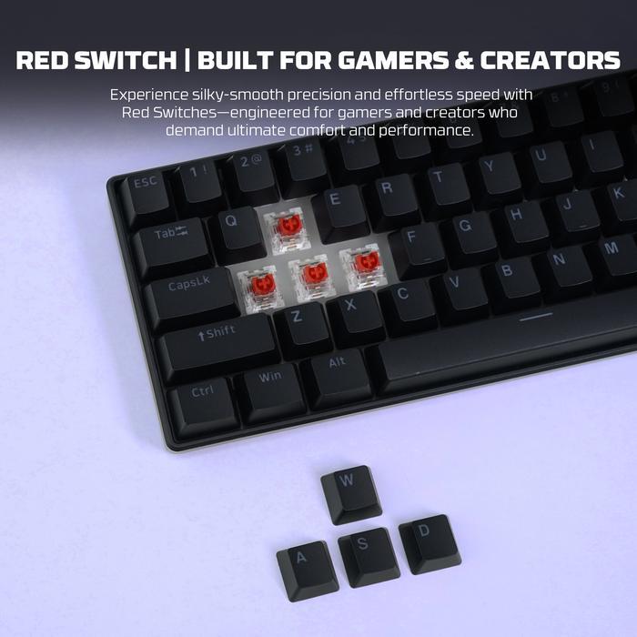 Fantech ATOM61 MK211 RGB - 60% Mechanical Gaming Keyboard - Image 3