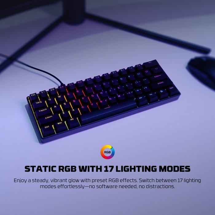 Fantech ATOM61 MK211 RGB - 60% Mechanical Gaming Keyboard - Image 5