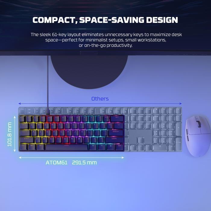 Fantech ATOM61 MK211 RGB - 60% Mechanical Gaming Keyboard - Image 7