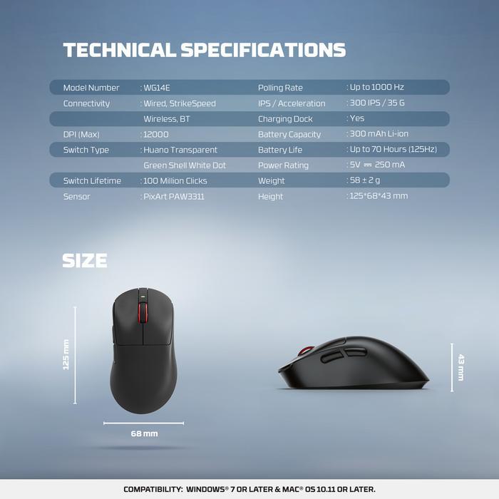 Gaming Mouse Fantech YARI E WG14E - Image 7