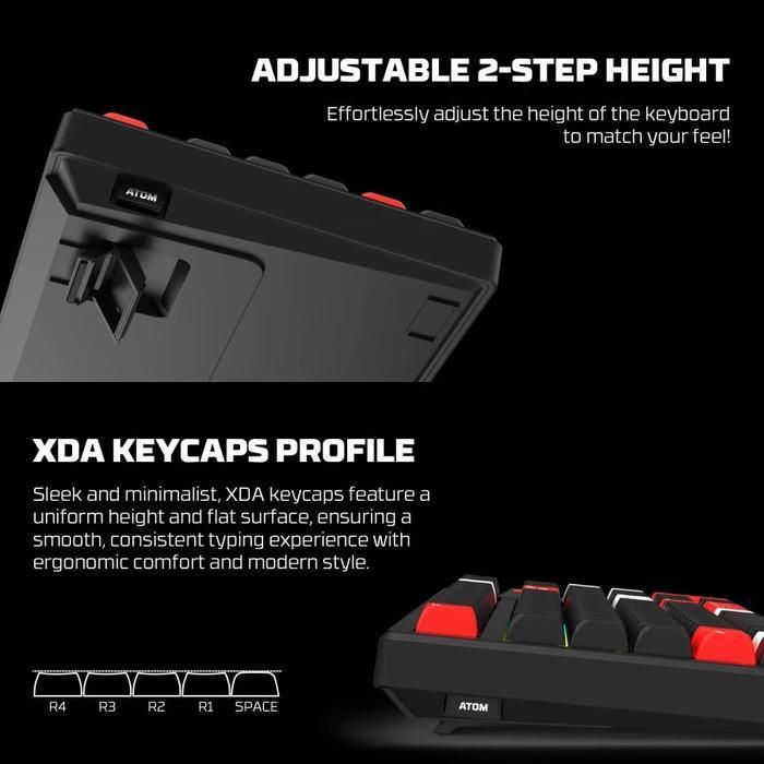Fantech ATOM PRO97 MK918 RGB Wireless - 65% Mechanical Gaming Keyboard - Image 6