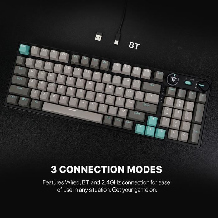 Fantech ATOM PRO96 MK914 RGB Wireless - 65% Mechanical Gaming Keyboard - Image 3