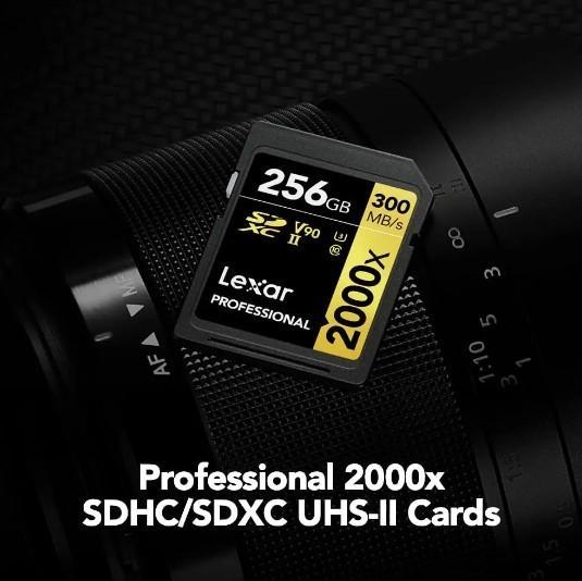 Lexar Professional 2000x SDHC UHS-II 256GB - Memory Card 256 GB - Image 2