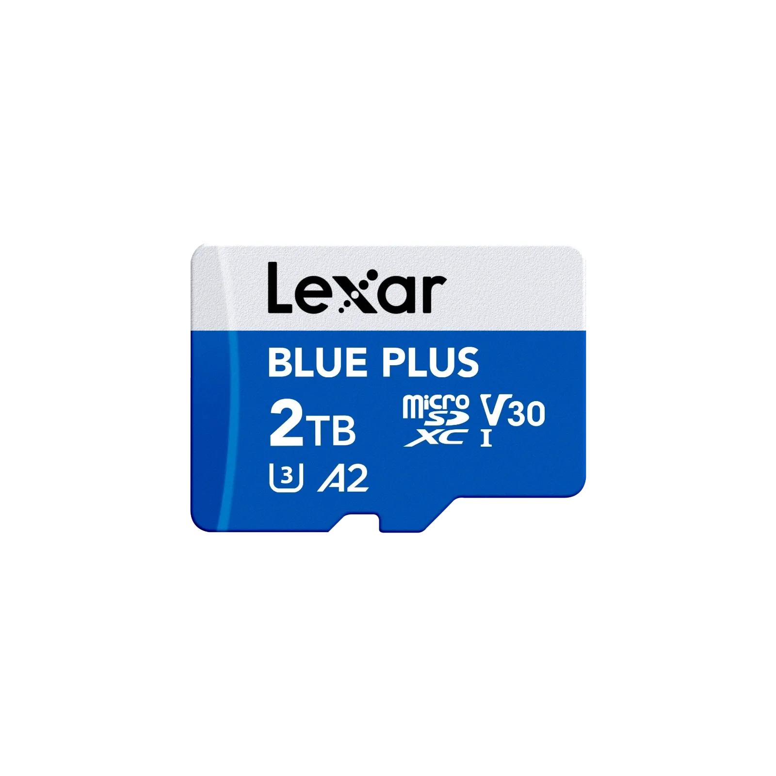Lexar Blue Plus microSDXC UHS-I A2 2TB - Micro SD + Adapter - Image 2