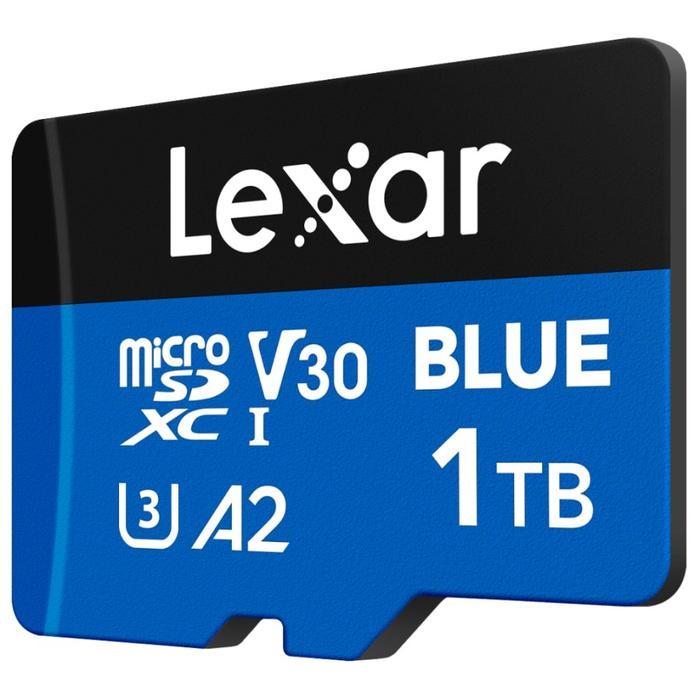 Lexar Blue MicroSDXC UHS-I A2 1TB - Micro SD + Adapter - Image 2