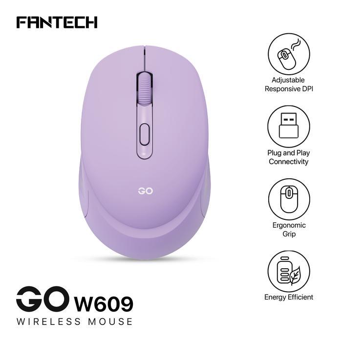 Mouse Wireless Office Fantech GO W609 - Image 9