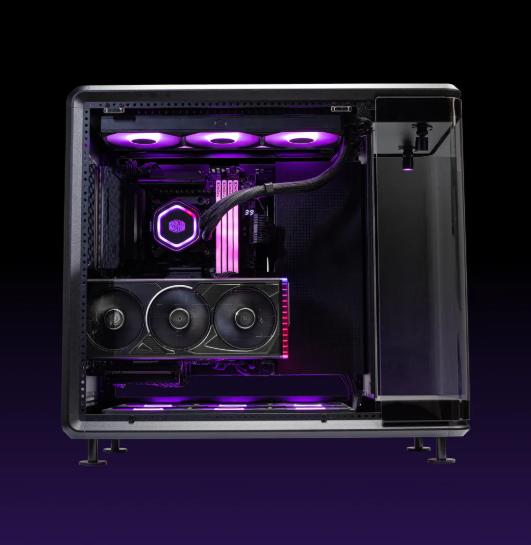 Cooler Master MasterFrame 360 Panorama - Mid Tower Casing with Open Frame Design - Image 5