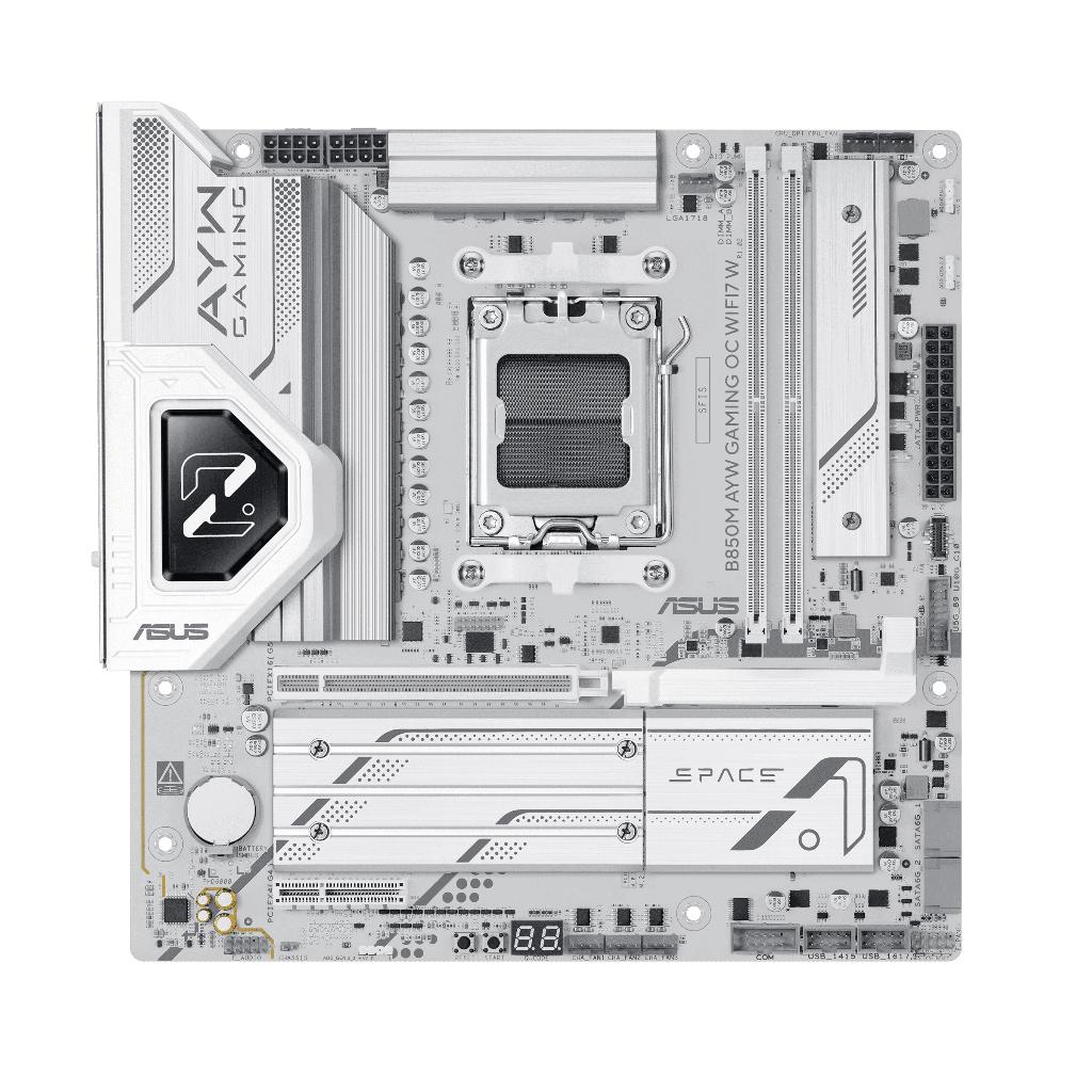 Motherboard ASUS B850M AYW GAMING OC WIFI7 W (AM5, AMD, B850, DDR5, USB3.2, SATA3) - Image 2