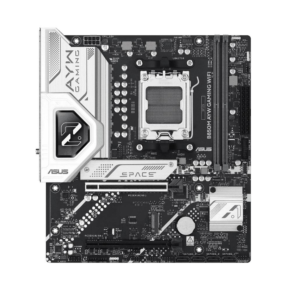 Motherboard ASUS B850M AYW GAMING WIFI (AM5, AMD, B850, DDR5, USB3.2, SATA3) - Image 2