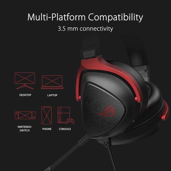ASUS ROG Delta S Core Gaming Headset LightWeight 3.5 mm - Image 5