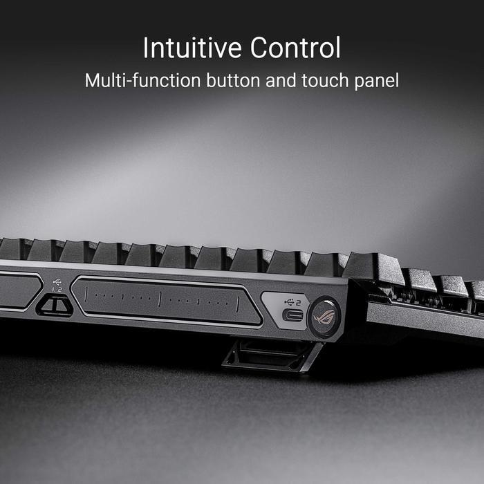 ASUS ROG Falchion Ace HFX 65 Analog Gaming Keyboard, Pre-Lubed ROG HFX Magnetic Switches - Image 4