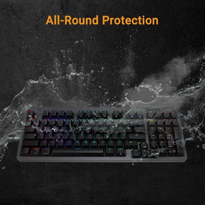 TUF Gaming K3 Gen II Keyboard With Compact 97-Key Layout, Optical-mechanical RGB Switches - Image 5
