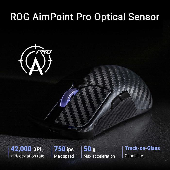 ASUS ROG Harpe Ace Extreme Wireless Gaming Mouse, Carbon Fiber Build, 47g Lightweight - Image 2