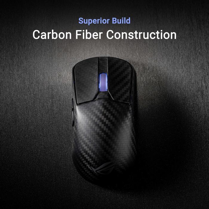 ASUS ROG Harpe Ace Extreme Wireless Gaming Mouse, Carbon Fiber Build, 47g Lightweight - Image 3