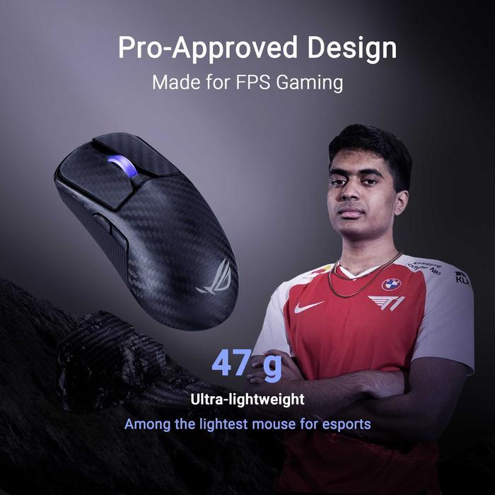 ASUS ROG Harpe Ace Extreme Wireless Gaming Mouse, Carbon Fiber Build, 47g Lightweight - Image 6