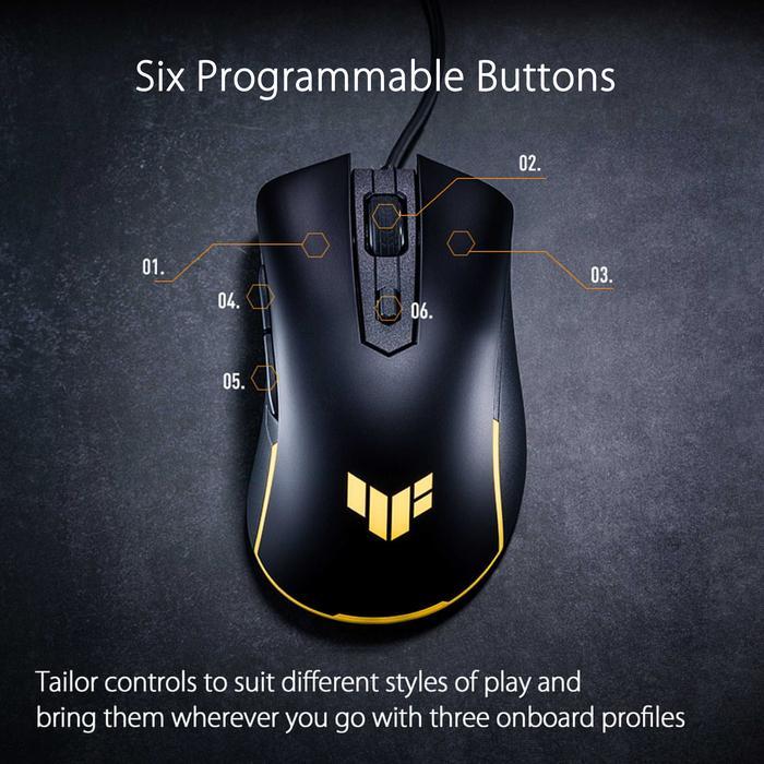 ASUS TUF Gaming M3 Gen II Gaming Mouse, IP56 Dust & Water Resistance - Image 3